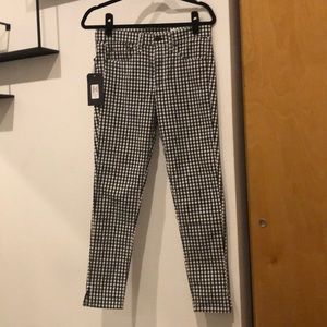 Rag and bone gingham pant NWT